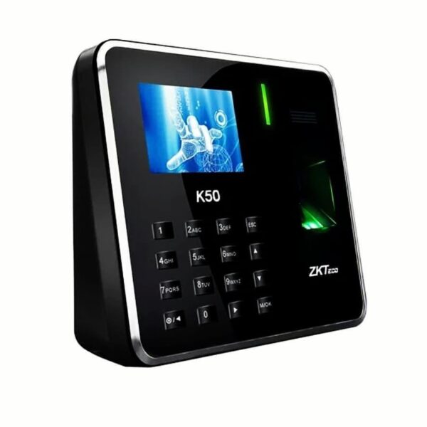 zkteco k50a fingerprint time attendance access control terminal with adapter biovaas.com